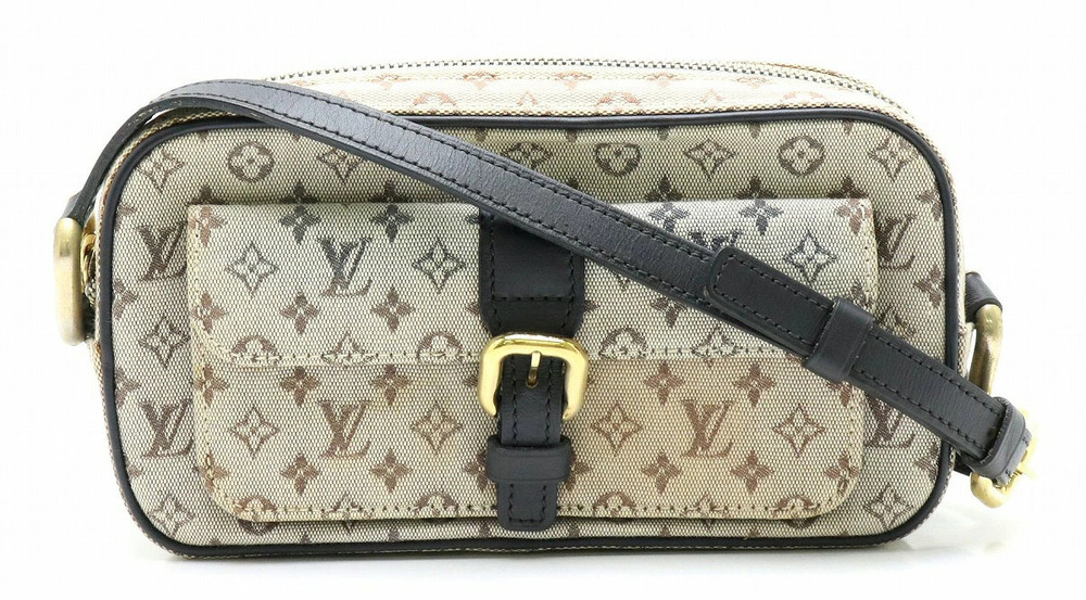 Louis Vuitton Monogram Juliette Canvas Leather Crossbody Bag Blue
